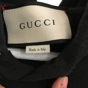 Flower embroidered Gucci hoodie